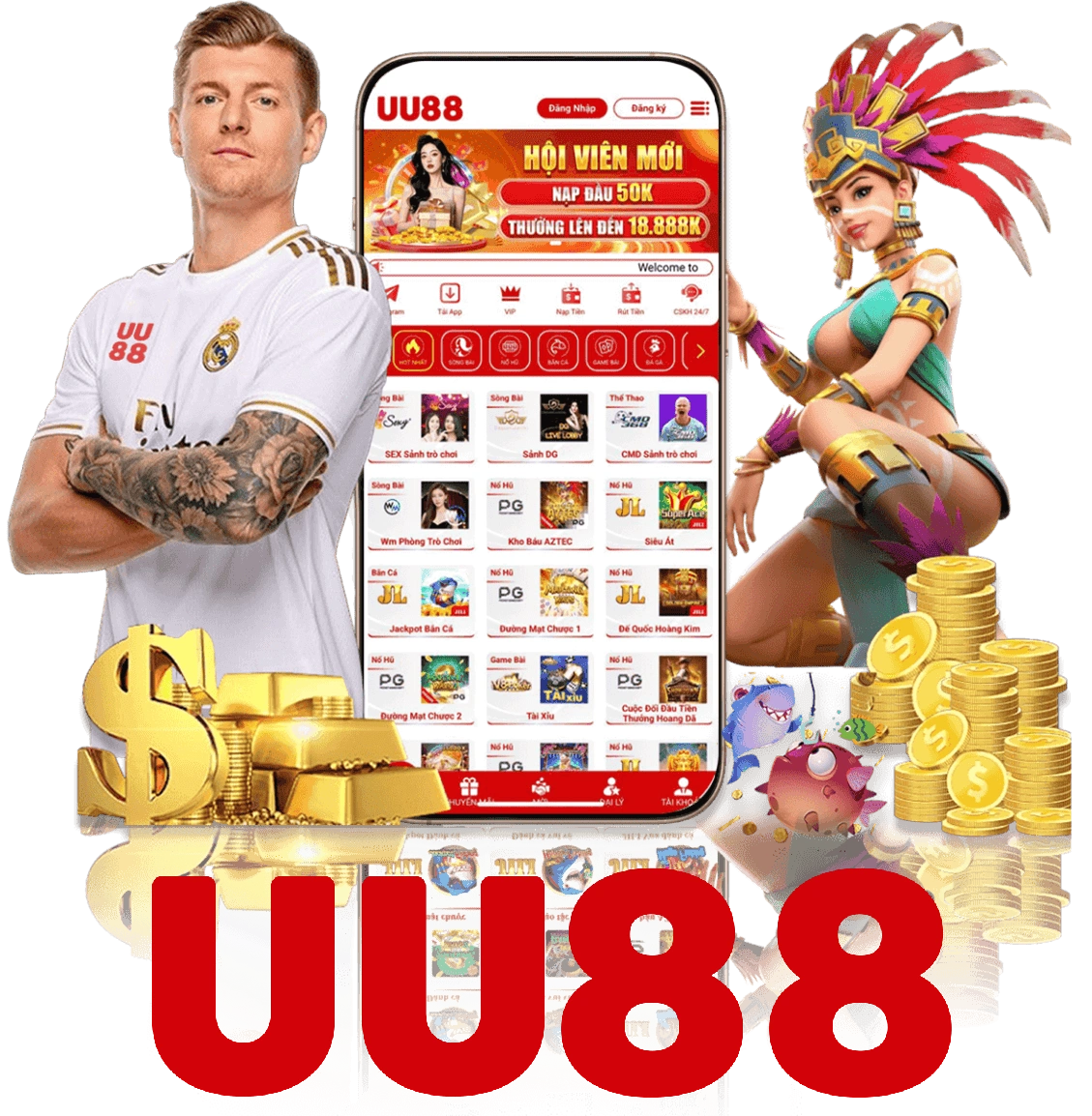 Dịch vụ ứng dụng Uu88 trên điện thoại